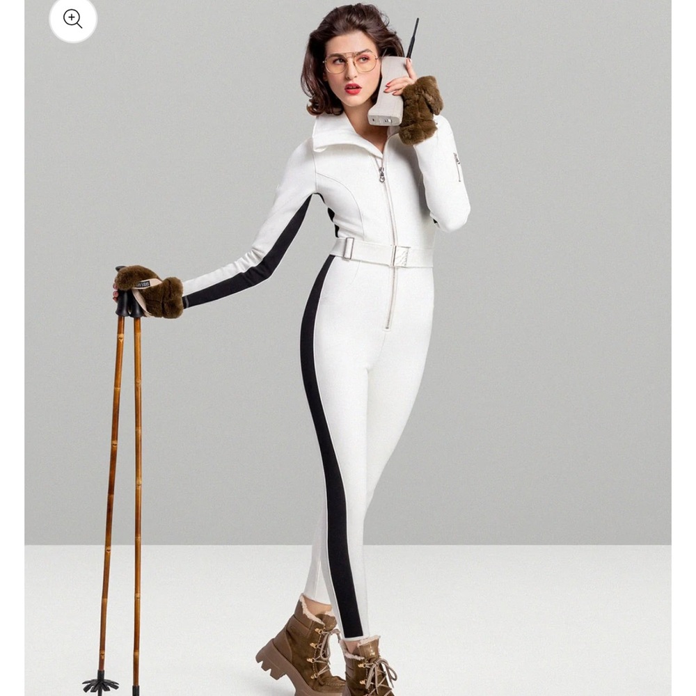 Cordova: Ski Suit, White, NWT, Small, In Boot.